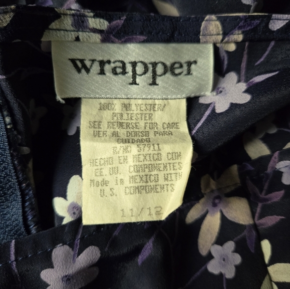 Wrapper Purple Floral Maxi Skirt - Picture 3 of 4